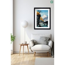 Hiroaki Takahashi Dekorize 3'lü Set , Çerçeve Görünümlü Modern Mdf Tablo
