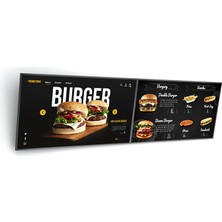 Cletech 2x1 LCD Monitör / Tv Menuboard Duvar Askı Aparatı (40"-55" Arası)