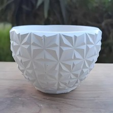 Novatext Geometrik Desenli Saksı