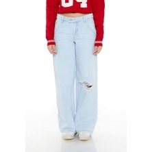 F21 Mid-Rise Kargo Jean Pantolon