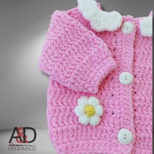 Kadife Çoçuk Hırkası>giyim>hırka>bebek>bebek Odası>mont>anne/bebek>el Örgüsü>>bebek Hediyesi