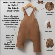Kuarks Erkek Çocuk Erkek Bebek Papyonlu Tulum %100 Pamuk Bohem Tarz Rahat Slopet Tulum Doğumgünü Düğün
