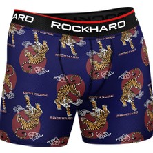 Rockhard Erkek Baskılı Pamuklu Boxer 5'li Paket