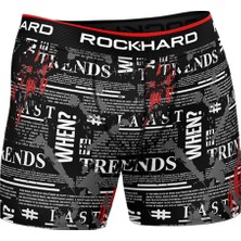 Rockhard Erkek Baskılı Pamuklu Boxer 5'li Paket