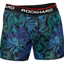 Rockhard Erkek Baskılı Pamuklu Boxer 5'li Paket