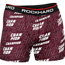 Rockhard Erkek Baskılı Pamuklu Boxer 5'li Paket