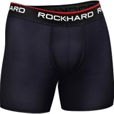 Rockhard Erkek Lacivert Pamuklu Boxer 5'li Paket