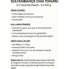 Chia Tohumu 2X100 gr | Glutensiz | Diyet | Vegan| Çiya Tohumu | Çiha Tohumu