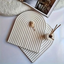 Arco Line Dekoratif Taş Tepsi