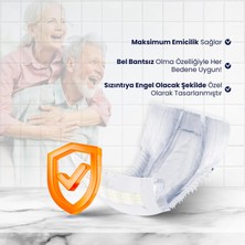 Özbey Anatomik Hasta Bezi Büyük Boy (L) 8 Adet (Belbantsız)