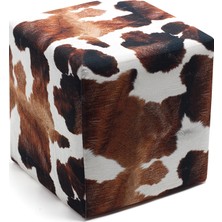 Favora Milky Puf - Kahverengi - Beyaz