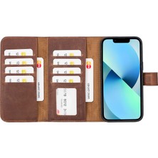Sarac Store Apple iPhone Gerçek Deri Telefon Kılıfı
