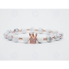 Padore Accessory Kraliyet Ailesinden | Havlit Doğal Taş Bileklik | Zirkonyum Detaylı > Handcrafted