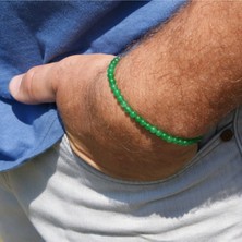 Padore Accessory Erkek Yeşil Doğal Taş Bileklik