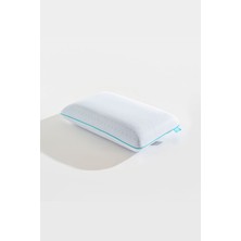 Color Terapi Hava Kanallı Mavi Ortopedik Visco Yastık 60X40X15 cm