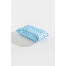 Color Terapi Hava Kanallı Mavi Ortopedik Visco Yastık 60X40X15 cm