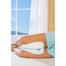 Visco Kalp Model Diz Arası Ortopedik Yastık Bacak Arası Yastık Visco Yastık 25*25*15CM