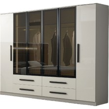 Atlas 6 Kapaklı %100 Mdf Gardırop