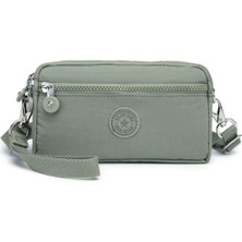 Smartbags Mini Boy Krinkıl Kumaş Kadın Çapraz Çanta 2022-1112 Yeşil