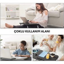 Laptop Sehpası Köşeli Model Çocuk Ders Çalışma Masası Çocuk Çalışma Yatak Sehpası Ders Masası K.s