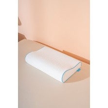 Boyun Destekli Ortopedik Visco Yastık 56X36X11/7 cm