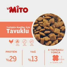 La Mito Adult Cat Tavuklu Yetişkin Kedi Maması 1kg x 10 Adet, Tüm Irklar İçin, Doğal, Şeker İçermez