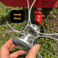 Çelik Telli Motorlu Tırpan Yuvarlak Misina Çim Ot Biçme Teli Güçlü Profesyonel 3.3 mm 26 Metre