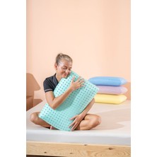 Color Terapi Hava Kanallı Yeşil Ortopedik Visco Yastık 60X40X15 cm