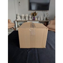Fu Glowıs - Büyük Boy Kase Formda Dekoratif Mum - Pudra Kokulu | 21X15 cm | Renkli Tasarım | Doğal Içerikli