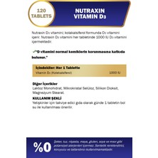 Nutraxin D3 Vitamini 120 Tablet - D3 1000 Iu