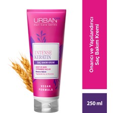 URBAN Care Intense Keratin Aşırı Yıpranmış Saçlara Özel Saç Bakım Kremi 250 ml - vegan