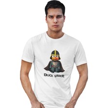 Duck Vader Baskılı Eğlenceli Unisex T-Shirt