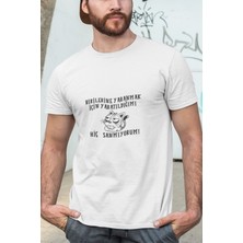 Qoeuyl Boutique Birilerine Yaranmak Için Yaratıldığımı Hiç Sanmıyorum Baskılı Bisiklet Yaka %100 Pamuklu T-Shirt