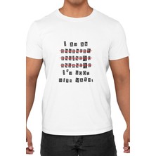 Qoeuyl Boutique I'm A Engineer Baskılı Yazılımcı Mühendis Eğlenceli Hediyelik Beyaz Unisex T-Shirt