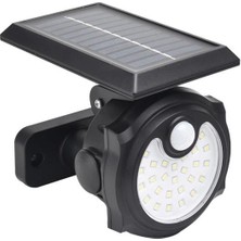 Powermaster SH-1705A 26 Ledli Sensörlü 3 Modlu Solar Indiksiyon Duvar Lambası