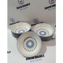 Güral Porselen Dijital 12 Adet 14 cm (Küçük) Çorba Kase