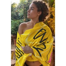 Yetişkin Unisex 70X140CM Yaz Desenli Plaj Havlusu - Banyo Havlusu - Deniz Havlusu
