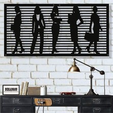 Dekadron Modacı Kadınlar Metal Tablo