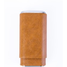 Cohiba Taba-Gümüş Ikili Deri Puro Kılıfı