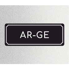 Arge - Ofis Departman Kapı Isimliği , Yönlendirme Uyarı Levhası 24X9 cm 4mm