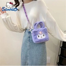 Kuromi Peluş Kız Çocuk Çantası