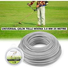 Ablacks Universal Çelik Telli 3.0 mm 25 Metre Tırpan Misinası