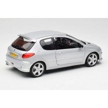 1:18 Norev 2003 Peugeot 206 Rc Aluminium Silver