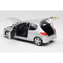 1:18 Norev 2003 Peugeot 206 Rc Aluminium Silver