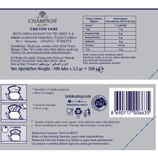 Champion Earl Grey Demlik Poşet 100 Adet (Bergamot - Tomurcuk Çayı)