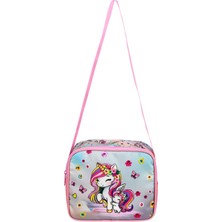 Waddell Lisanslı Unicorn Desenli Ilkokul Sırt Çantası,beslenme Çantası ve Kalemlik,okul Çantası Set
