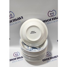 Güral Porselen Kuş 12 Adet 14 cm (Küçük) Çorba Kase