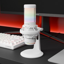 Rampage Bemol Siyah Rgb Shock Mount Masaüstü Mikrofon