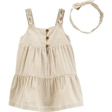 Kız Çocuk Bebek 2'li Elbiseli Set