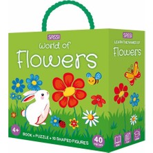 World Of Flowers - Book And Puzzle